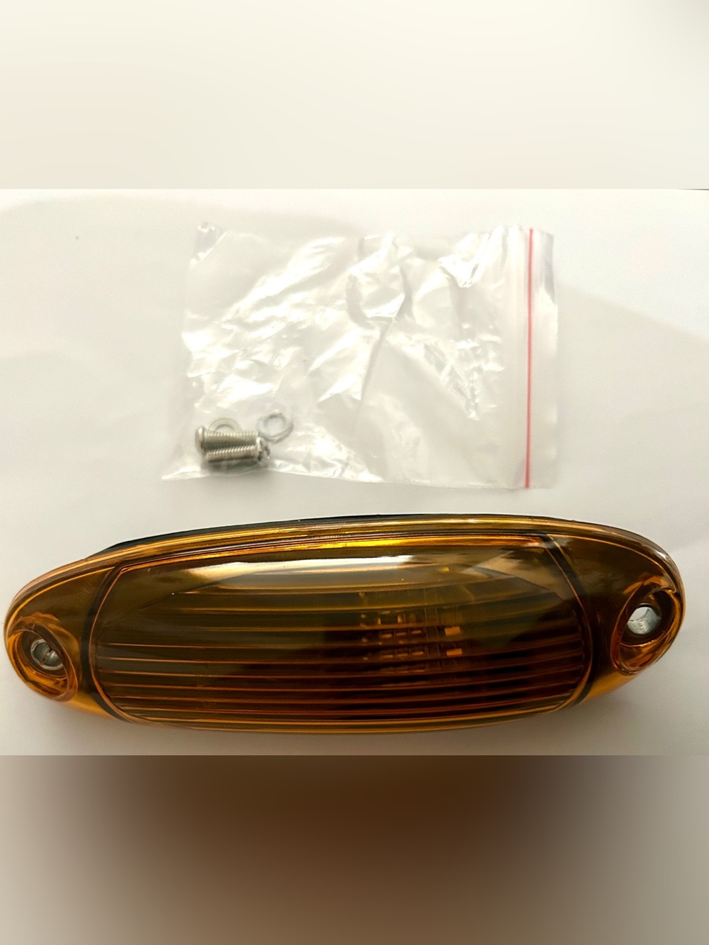 OEM Freightliner Cascadia LED Cab Marker / Clearance Light - Amber Lens, new